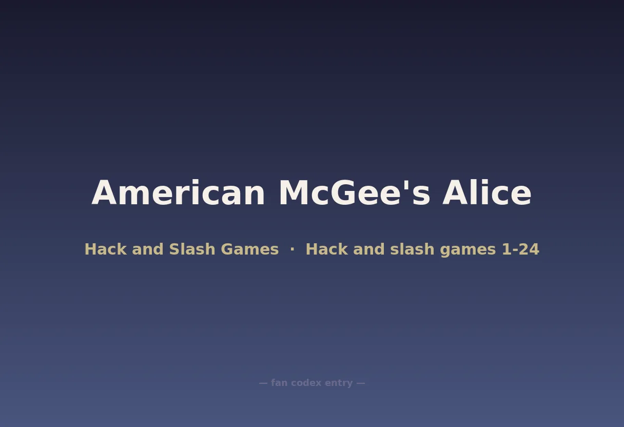 American McGee's Alice